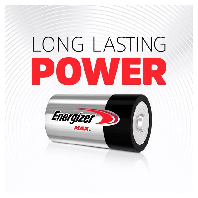 Energizer D alkaline batteries 4-pack - British product