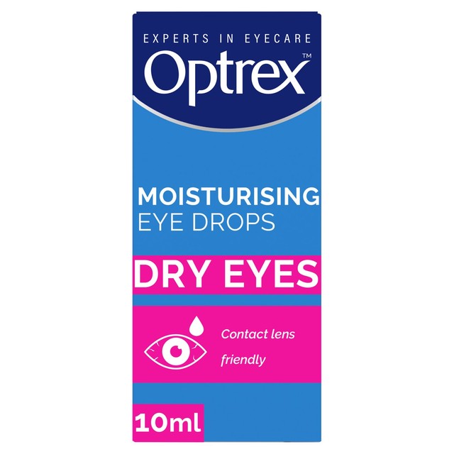 Optrex Multi Action Moisturising Eye Drops 10ml, imported from the UK