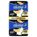 Always Ultimate Night With Wings sanitary towels Size 6 - British product