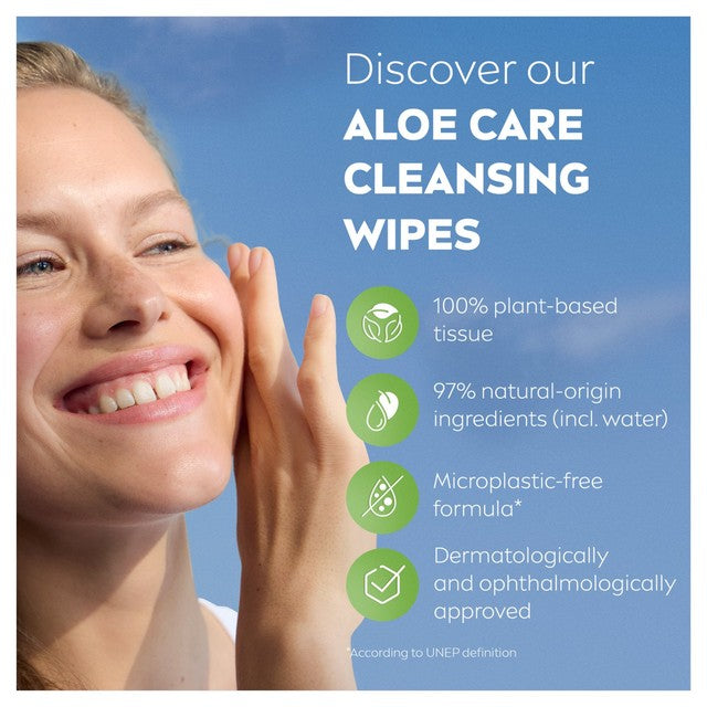 Nivea Aloe Vera face cleansing wipes, imported from the UK