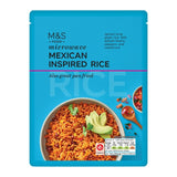 M&S Mexican Rice pouch with beans and peppers, imported from the UK
