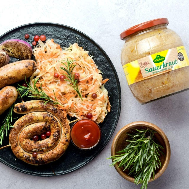 Kuhne sauerkraut pickled cabbage 810g, UK version