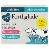 M&S Forthglade Natural Grain-Free Wet Dog Food Variety Pack Salmon & Sardine- Buy online at McGrocer