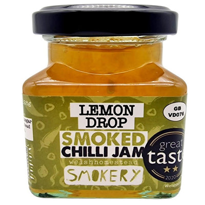 M&S Welshstead Smokery Lemon Drop Smoked Chilli Jam 128g- Buy online at McGrocer