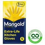 Marigold Extra Life Kitchen Gloves Small, imported from the UK