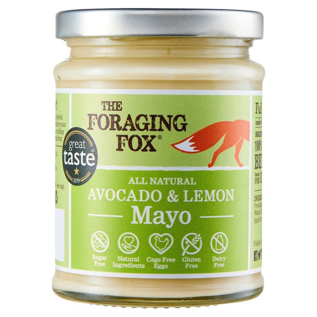 The Foraging Fox avocado and lemon mayonnaise 240g (British brand)