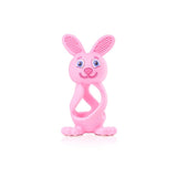 Brush-Baby Bobbie Bunny rose pink teether toy - British product
