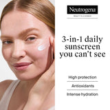 Neutrogena Ultra Sheer face sunscreen SPF50 fluid, UK version