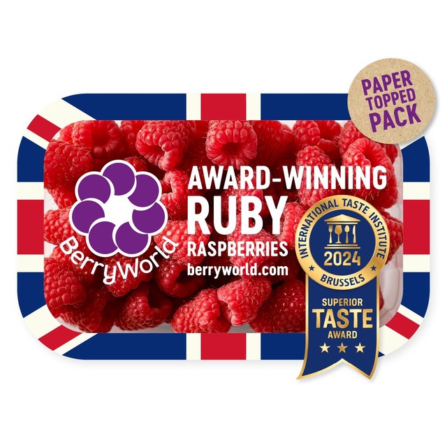 Berryworld raspberries 150g - British product
