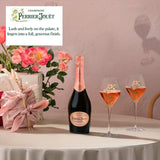 Perrier-Jouët Blason Rosé Champagne 75cl bottle, imported from the UK