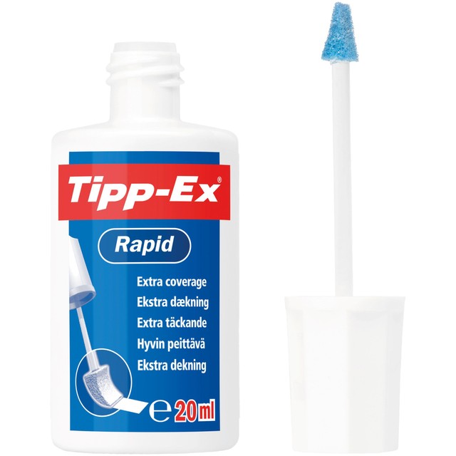 Tipp-Ex Rapid correction fluid 20ml (British brand)