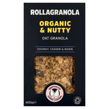 Rollagranola Organic and Nutty Oat Granola 400g, imported from the UK