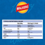 Walkers Cheese & Onion crisps 12x25g multipack (British brand)