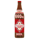 M&S Cruzcampo Lager Beer 660ml- Buy online at McGrocer