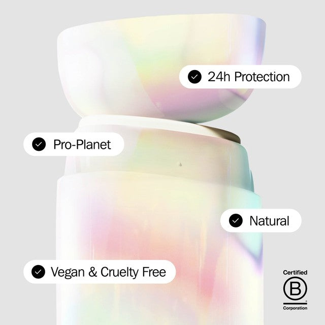 Fussy natural deodorant Sugar Crush refillable case (British brand)