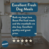 Boost Pet Meat Feast complete dog meal (British brand)