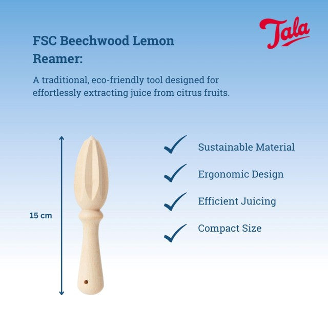Tala beechwood lemon reamer 15cm (British brand)
