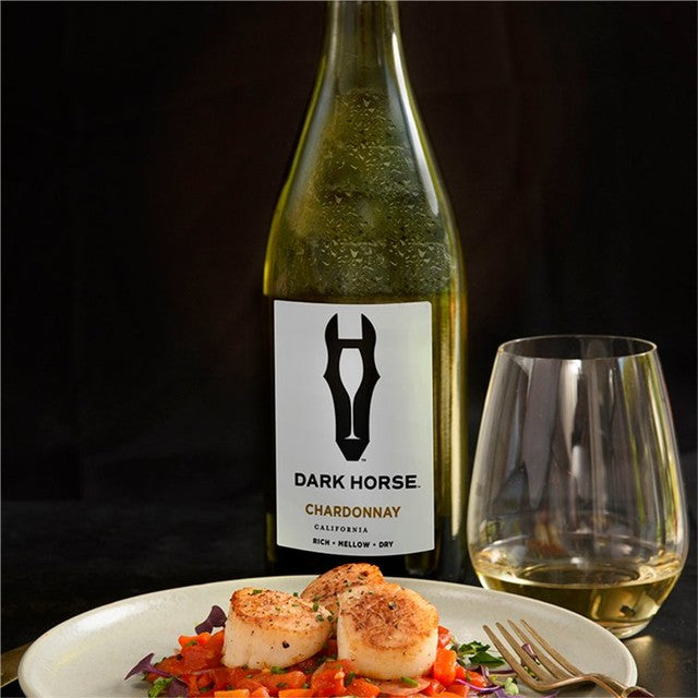 Dark Horse Chardonnay white wine 75cl - British product