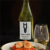Dark Horse Chardonnay white wine 75cl - British product