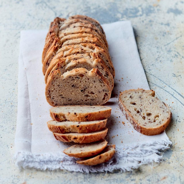 Picard organic sliced seeded bread 450g, imported from the UK