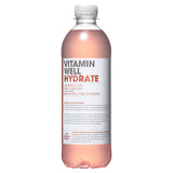 M&S Vitamin Well Water Hydrate Rhubarb & Strawberry Flavoured Vitamin Water 500ml- Buy online at McGrocer