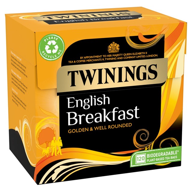 Twinings English Breakfast Tea 120 Count (British brand)