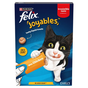 Felix Joyables Chicken Liquid Cat Treats 4 x 10g