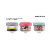 Locknlock mini round storage containers set of 3, 80ml, UK version