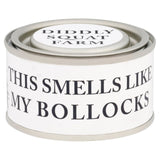 Diddly Squat Farm bollocks candle, UK version