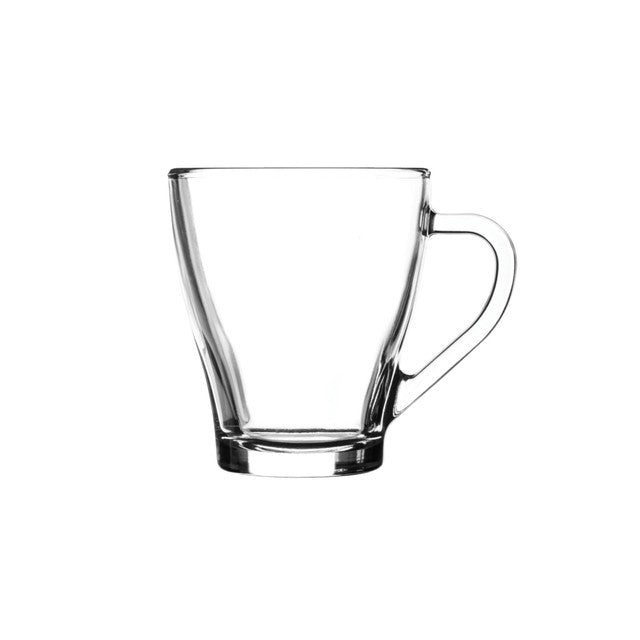 Mason Cash Ravenhead Essentials glass mug, imported from the UK