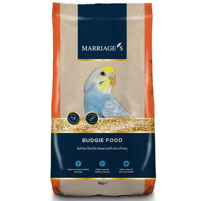 M&S Marriages Budgie Food Seed Mix 1kg- Buy online at McGrocer