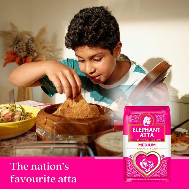 Elephant Atta Medium Chapatti Flour - British product