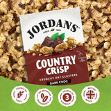Jordans Country Crisp dark chocolate breakfast cereal 450g, UK version