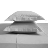 M&S M&S Cotton Rich Oxford Pillowcases Silver Grey- Buy online at McGrocer
