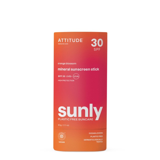 Attitude sunscreen stick orange blossom 60g - British product