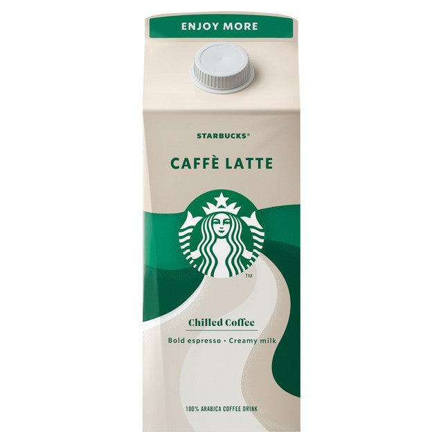Starbucks Caffe Latte Iced Coffee 750ml (British brand)