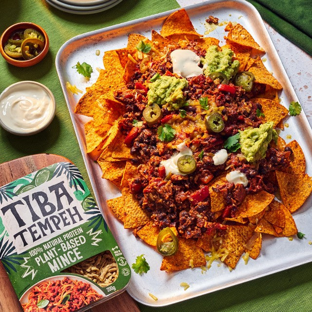 Tiba Tempeh Bio-Pflanzenhackfleisch 200g (Britische Marke)
