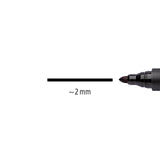 Staedtler bullet tip permanent markers 6-pack assorted colours (British brand)