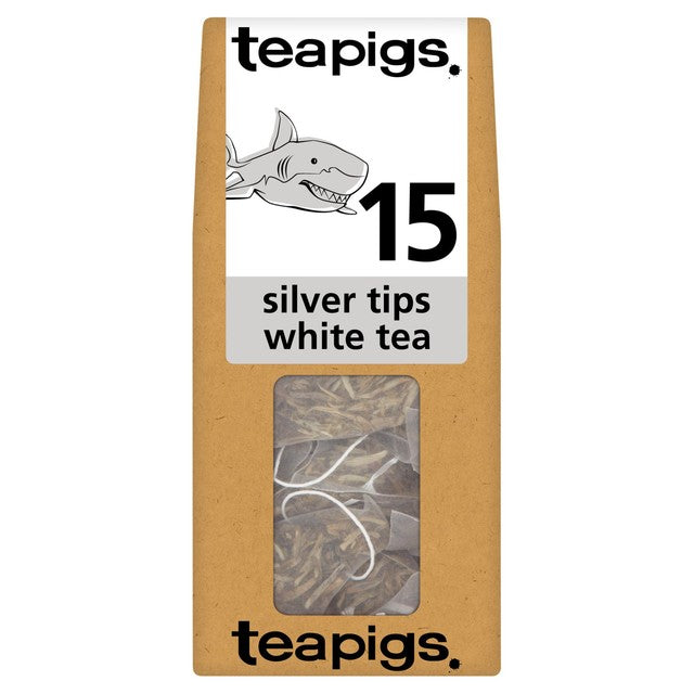 Teapigs Silver Tips white tea bags 15 count (British brand)