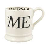 Emma Bridgewater Black Toast You & Me ceramic mugs set of two 1/2 pint - British product