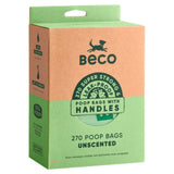 M&S Beco Poop Bags With Handles Unscented Dog Waste Disposal Bags 270 Pack- Buy online at McGrocer