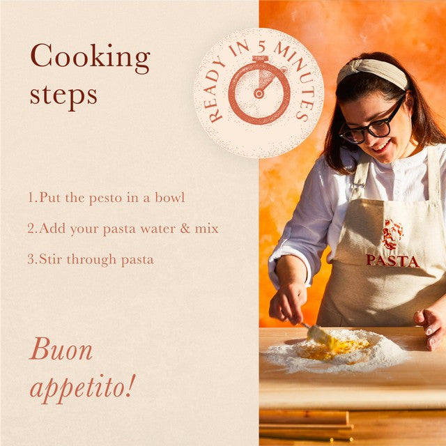 Pasta Evangelists Pistachio Cashew & Chilli Pesto 150g, imported from the UK