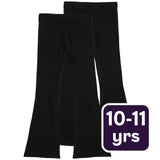 M&S M&S Girls Cotton Flared Leggings Black 10-11 Years- Buy online at McGrocer