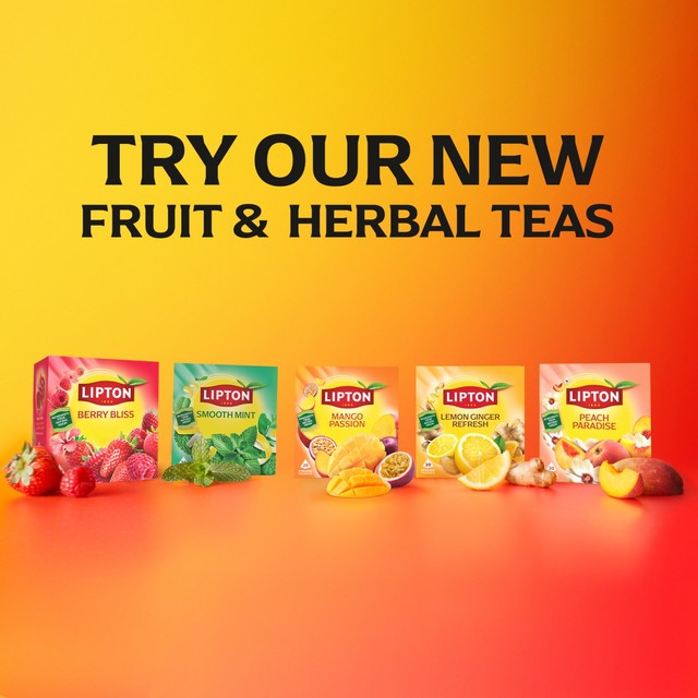 Lipton Smooth Mint peppermint tea bags - British product