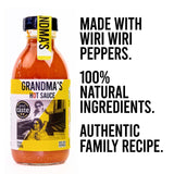Grandma's Hot Sauce authentic Guyanese hot sauce bottle (British brand)