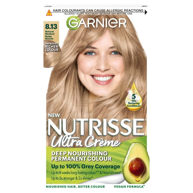 Garnier hair dye 8.13 Medium Beige Blonde, UK version