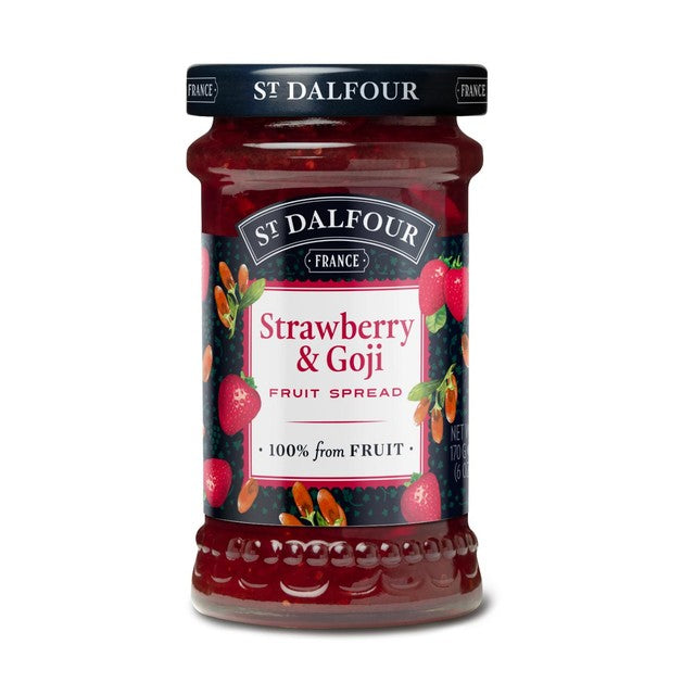 St Dalfour strawberry and goji fruit spread 170g (British brand)