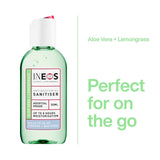 INEOS hand sanitiser gel Aloe & Lemongrass 50ml, UK version