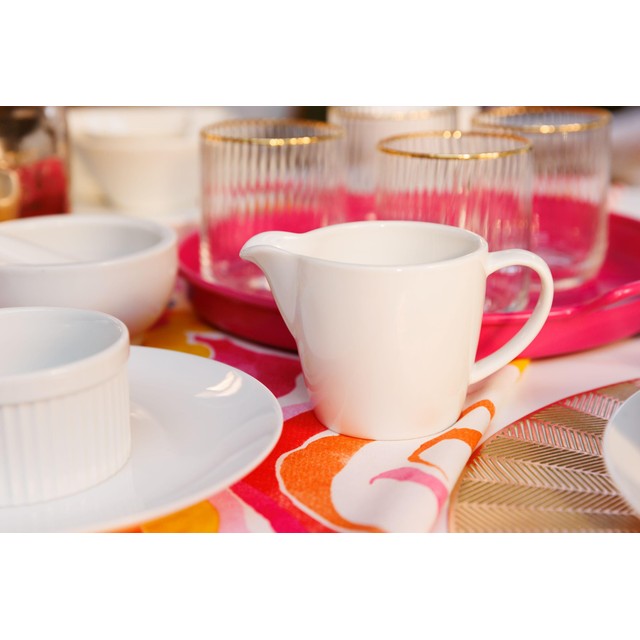 Mikasa Chalk Porcelain Jug 270ml, imported from the UK
