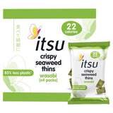 M&S Itsu Wasabi Crispy Seaweed Thins Multipack 4 x 5g- Buy online at McGrocer